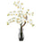 Cream Phalaenopsis w-Vase Silk Flower Arrangement