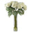 White Hydrangea Silk Flower Arrangement