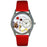 Whimsical Womens Bridge Red Leather Watch