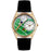 Whimsical Womens Lacrosse Black Leather Watch