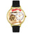 Whimsical Unisex Lawyer Black Skin Leather Watch