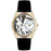 Whimsical Womens Orthopedics Black Leather Watch