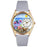 Whimsical Womens Flip-flops bay Blue Leather Watch
