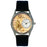 Whimsical Womens Lords Prayer Black Leather Watch