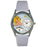Whimsical Womens Nurse Angel Baby Blue Leather Watch