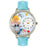 Whimsical Unisex Nurse Angel Baby Blue Leather Watch