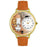 Whimsical Unisex Chiropractor Black Padded Leather Watch
