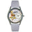Whimsical Womens Order of the Eastern Star Baby Blue Leather Watch