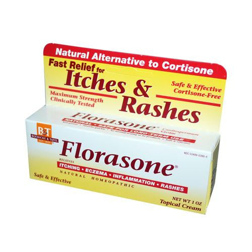 Boericke and Tafel Florasone Itches and Rashes Cream - 1 oz