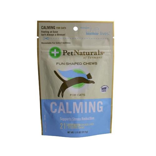Pet Naturals of Vermont Calming For Cats Chicken Liver - 21 Soft Chews