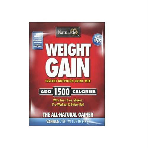 Naturade Weight Gain Packet - Case of 25 - 1.72 oz
