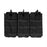 Vism By Ncstar Ar Triple Mag Pouch-Black