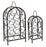 Matte Black Nesting Wine Racks 27 x 13 x 8  Set of 2