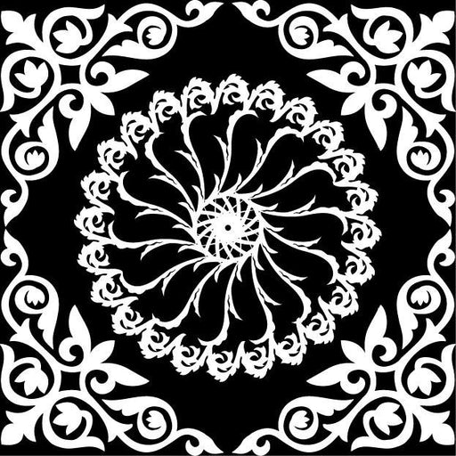Hampton White RETile Decal 4 inch Tile