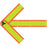 SAFETY WARNING ARROW