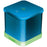 IGLOWSOUND CUBE SPKR BLU
