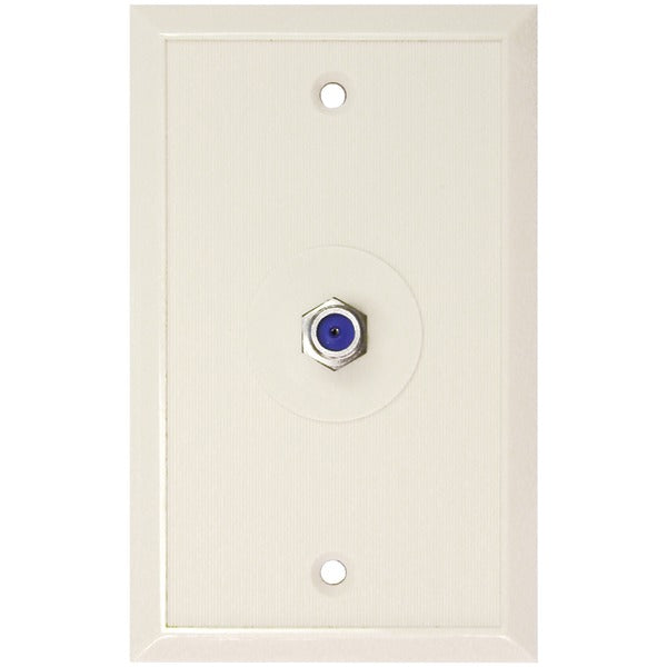 WHITE WALL PLATE W/1 F-81
