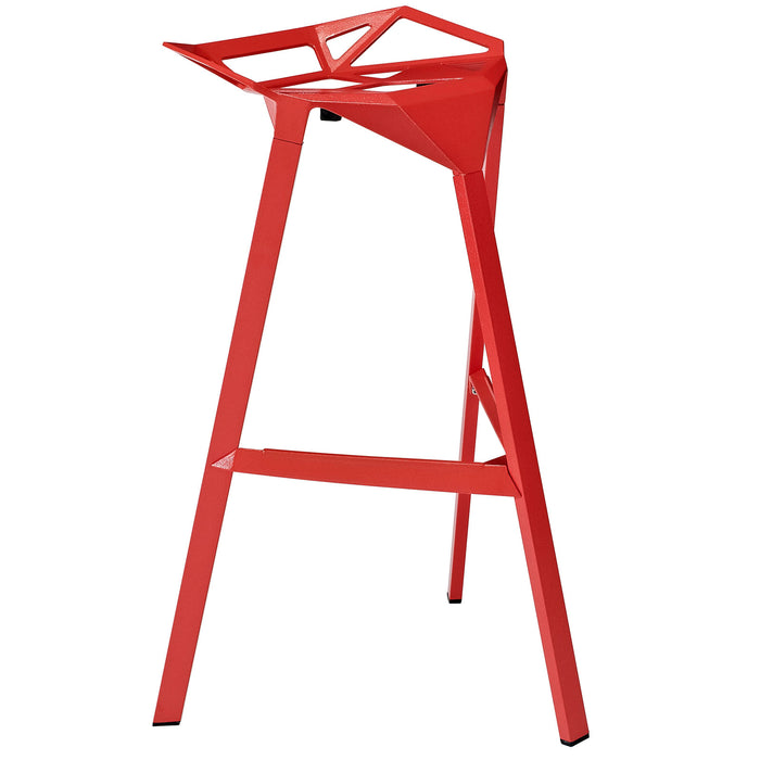 Launch Stacking Bar Stool 1024-RED