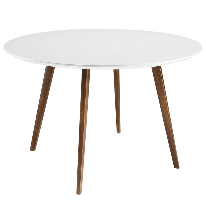Platter Round Dining Table 1064-WHI