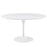 Lippa 54" Round Wood Top Dining Table 1119-WHI