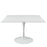 Lippa 47" Square Wood Top Dining Table 1125-WHI