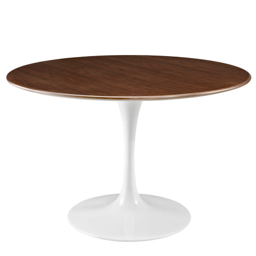 Lippa 47" Round Walnut Dining Table 1137-WAL
