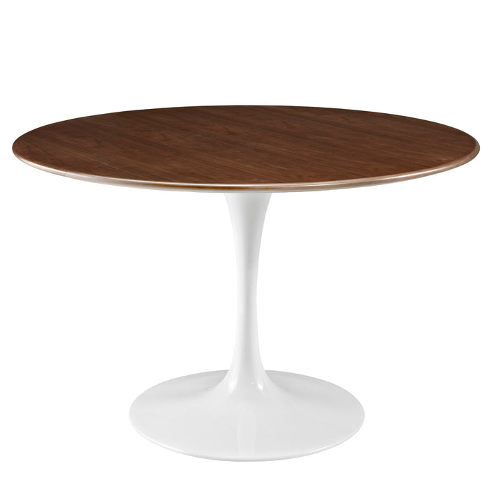 Lippa 47" Round Walnut Dining Table 1137-WAL