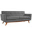 Engage Upholstered Loveseat 1179-GRY