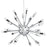 Gamut Chandelier 1221-SLV