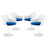 Lippa Dining Armchair Set of 4 1260-BLU