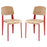 Cabin Dining Side Chair Set of 2 1262-RED