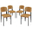 Cabin Dining Side Chair Set of 4 1263-WAL
