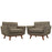 Engage Armchair Wood Set of 2 1284-OAT