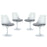 Lippa Dining Side Chair Fabric Set of 4 1342-GRY