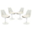 Lippa Dining Side Chair Fabric Set of 4 1342-WHI