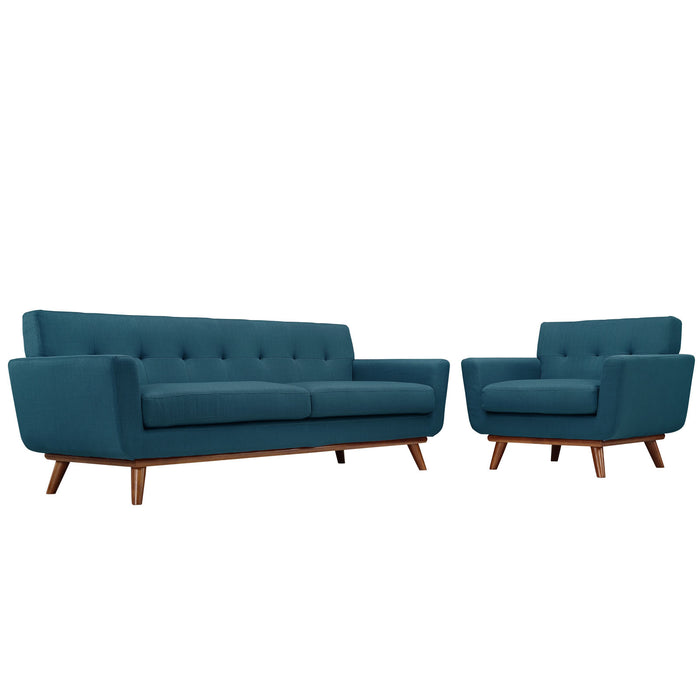 Engage Armchair and Sofa Set of 2 1344-AZU
