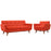 Engage Armchair and Loveseat Set of 2 1346-ATO