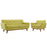 Engage Armchair and Loveseat Set of 2 1346-WHE