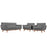 Engage Armchairs and Loveseat Set of 3 1347-GRY
