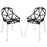 Connections Dining Chair Set of 2 1358-BLK