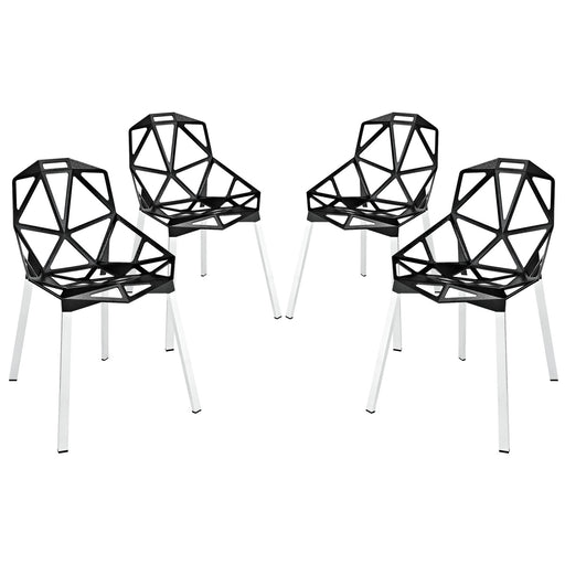 Connections Dining Chair Set of 4 1359-BLK
