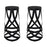 Ribbon Bar Stool Set of 2 1360-BLK