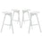 Launch Stacking Bar Stool Set of 4 1363-WHI