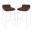 Garner Bar Stool Set of 2 1364-BRN