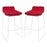 Garner Bar Stool Set of 2 1364-RED