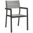 Maine Dining Outdoor Patio Armchair 1506-BRN-GRY
