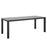 Maine 80" Outdoor Patio Dining Table 1509-BRN-GRY