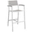 Maine Outdoor Patio Bar Stool 1510-WHI-LGR