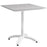 Maine 28" Outdoor Patio Dining Table 1514-WHI-LGR