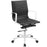 Runway Mid Back Upholstered Vinyl Office Chair 1527-BLK